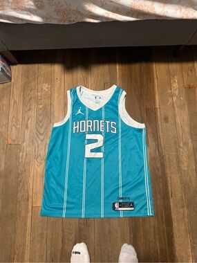Lamelo Ball #2 NBA Teal Charlotte Hornets Jersey Size XL